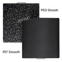 PEO PET For Bambu Lab X1 P1S P1P P2S A1 Build Plate Double Side 3D Printing Smooth Bed Sheet Plate for Bambulab X1 Carbon P1P 257x257mm