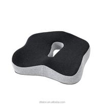 Removable Washable Memory Foam Lumbar Support Pillow Orthopedic Ergonomic Back Rest for Student and Elderly Pain Relief 43*38*10cm juoda