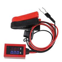 Digital Display Battery Drain Tester ABS Parasitic Draw Detector  Vehicle Maintenance raudona