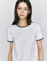 Giordano Ringer Color Block Short Sleeve T-Shirt 325545 [5 Colors] 03 Light Gray/M