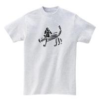 Awesome Us Walking Black Dog T-Shirts_4Color Cream/Xxl