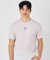 Spyder Men'S Air-Dot Running Short Sleeve T-Shirt Spkmcnrs232Mlgr Light Gray/095