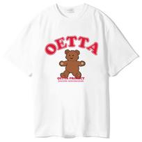 Yda Cookie Teddy Bear Short Sleeve T-Shirt White White/M