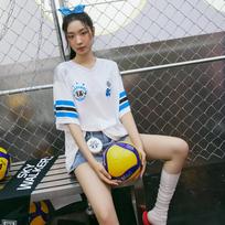 Rap [Kovo] 25~26 Hyundai Capital Short Sleeve T-Shirt Ar7Gt611 Blue/Ff