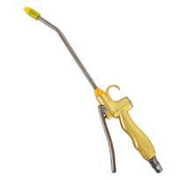 Thickened Zinc Alloy Air Duster Gun with Soft Yellow Rubber Nozzle for Household PC Cleaning Gold Japanese-style