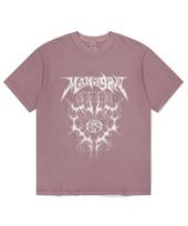 Maha Grid Flame Heart Pigment Tee Pink(Mg2Emmt504A) Pink/M