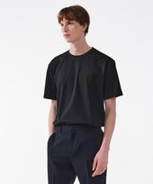 Stico Supima Cotton Round Neck Short Sleeve T-Shirt Black (Semi-Oversized Fit)_Stsub92Nsb Black/105