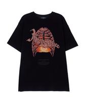 Astral Projection Inner Space Supima Cotton Round Neck Short Sleeve T-Shirt_Black L