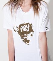 Doldol Ally_T-Shirts_05 Bicycle Camping Trip Deer Ellie Character Graphic T-Shirt Black/S