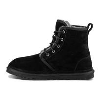 UGG Harkley Fleece Lined Snow Boots Black Men's 1016472-BLK EU 41