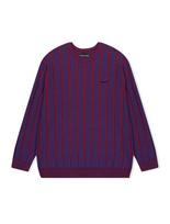 Yes Ic Stipe Knit Pullover Navy Navy/S