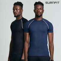 Some And Fit Basic Short Sleeve Underlayer Sports Innerwear Black/2Xl