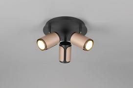 Trio Gillan spotlight 3-pc GU10 coffee brown gaismeklis 814530365 4017807640441