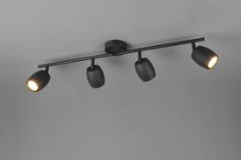 Trio Nancy spotlight 4-pc GU10 matt black gaismeklis R86264032 4017807657005