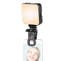 Andoer W64 Mini Clip-on LED Video Light Mobile Phone Fill Light Tablet Computer Video Conference juoda