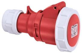 CEE-koppling, IP67, 16A, 5-polig, 400V, 6h, rod