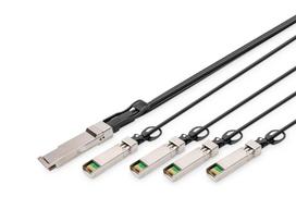 Digitus 40G QSFP+ to 4XSFP+ Direct Attach Cable 1m