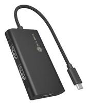 ICY BOX Adapter USB Type-C to 3x HDMI
