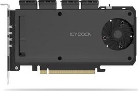 Icy Dock Adapter 4 x M.2 NVMe SSD Mobile Rack Adapter Card f