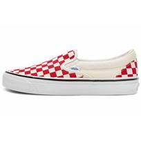 Vans OG Classic Slip-On LX Checkerboard - Racing Red Unisex Sneakers Classic-White VN0A32QNTYR 37 white