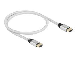 DeLOCK UHS HDMI 48Gbps 8K 60Hz 0.5m silver - 85365