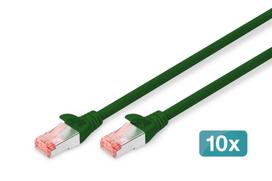Digitus CAT 6 S/FTP patch cable, 10 pieces