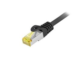 Equip Cat.6A S/FTP Outdoor Patch Cable, 40m, Black