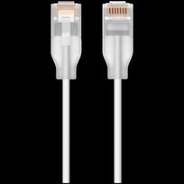 Ubiquiti UACC-Cable-Patch-EL-0.15M-W-24 Nano-thin patch cable with 2.5GbE and PoE++ support designed to show Etherlighting™ effects, Translucent booted RJ45 for optimal Etherlighting™ brightness, Outer diameter 2.5 mm