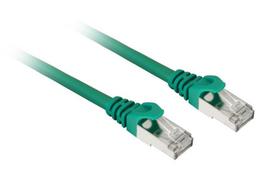 Sharkoon patch network cable SFTP, RJ-45, with Cat.7a raw cable (green, 50cm)