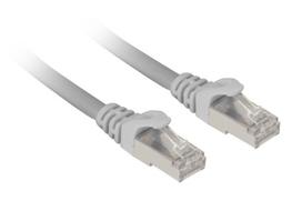 Sharkoon patch network cable SFTP, RJ-45, with Cat.7a raw cable (grey, 1 meter)