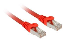 Sharkoon patch network cable SFTP, RJ-45, with Cat.7a raw cable (red, 50cm)