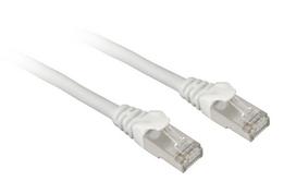 Sharkoon patch network cable SFTP, RJ-45, with Cat.7a raw cable (white, 50cm)