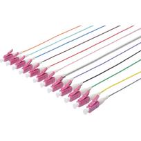 Digitus Solid Colored LC Simplex OM4 Pigtails (Multi-Colour, Pack of 12)