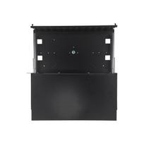Alantec 24xSC duplex / 24xLC quad 19" 1U telescopic fibre optic patch panel with mounting accessories (grommets, cable ties) (FOP-1U-24SCD-C-P)