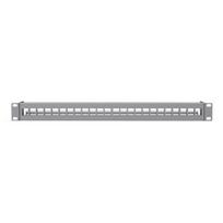 Ubiquiti Blank Keystone Patch Panel, 24 Ports (1U)