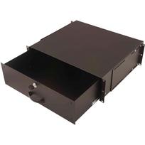Digitus keyboard slot & document tray for 483 mm (19") cabinets, black drawer, 3 height units
