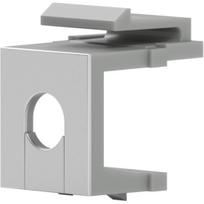 Ubiquiti Keystone Blank Insert with Through-Hole, 12-Pack, Grey Cover, for UniFi 24-Port Blank Keystone Patch Panel