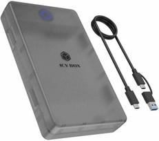 ICY BOX Spade Base 388 2.5/3.5" SATA USB Grey
