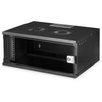 Digitus SOHO PRO wall-mounted enclosure, black IT cabinet, 4 rack units