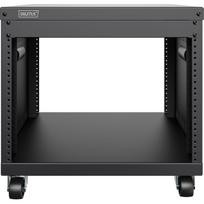 Digitus Universal 19-inch Equipment Rack with Wheels, Rack, Server Enclosure, Black, 8U