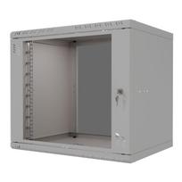 Stalflex Stovo Spintelė 19" 9U  600mm  Stiklinės Durys  Pilka S-RC19-9U-600GG