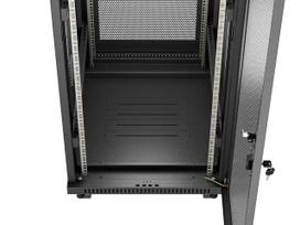 Lanberg FF01-6824-23BL rack cabinet 24U Freestanding rack Black