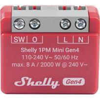 Shelly 1PM Mini Gen4 (red)