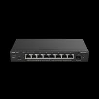RG-ES209MG-P ~ 2.5G pārvaldams PoE switch komutators 8BE(PoE)+1BE(Uplink) +1SFP+(10G) 130W