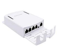 SH-POE-014-O ~ Ārējais PoE atkārtotājs ar 1 ieeju un 4 izejām 802.3af/at 30W