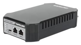Intellinet 10G PoE++ Injector One 95 W Port, IEEE 802.3bt (4PPoE) Compliant, Metal Housing, Wall-mount Option