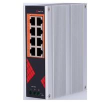 SF-SWI08HIPOE-G-AC-130-DIN ~ Safire industriāls DIN-Rail PoE switch komutators 8GE(PoE) (6xPoE+ 2xHi-PoE) 130W