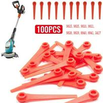 100pc Plastic Trimmer Blades For Garden Grass Trimmer Li-18/23R For Garden Replacement Parts Grass Mower Trimmer Blades CHINA