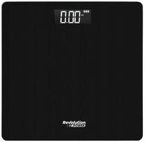 Vonios svarstyklės elektroninės tikslios 180 kg stiklinės juodos SLIM LCD