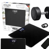 Elektroninės vonios svarstyklės Adler Europe AD8194 Black 180 kg